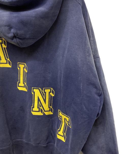 SAINT MICHAEL（セントマイケル）SAINT MICHAEL (セントマイケル) ANGEL HOODIE ブルー サイズ:Mの古着・服飾アイテム