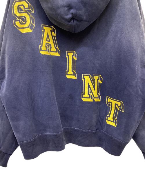 SAINT MICHAEL（セントマイケル）SAINT MICHAEL (セントマイケル) ANGEL HOODIE ブルー サイズ:Mの古着・服飾アイテム