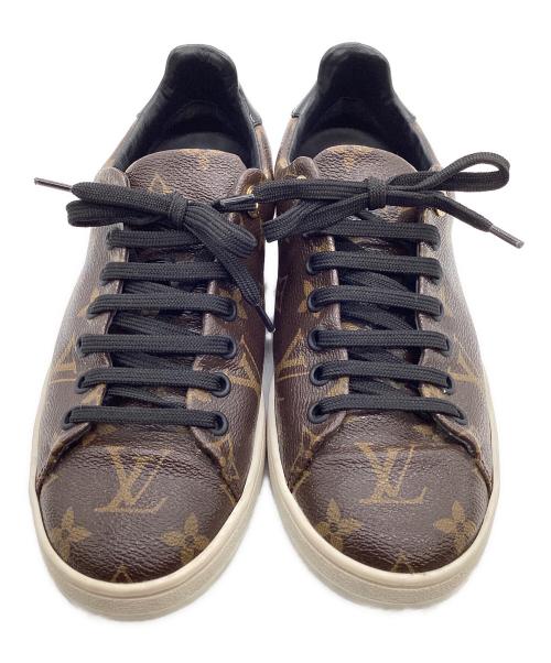 LOUIS VUITTON（ルイ ヴィトン）LOUIS VUITTON (ルイ ヴィトン) フロントローライン ブラウン サイズ:36 1/2の古着・服飾アイテム