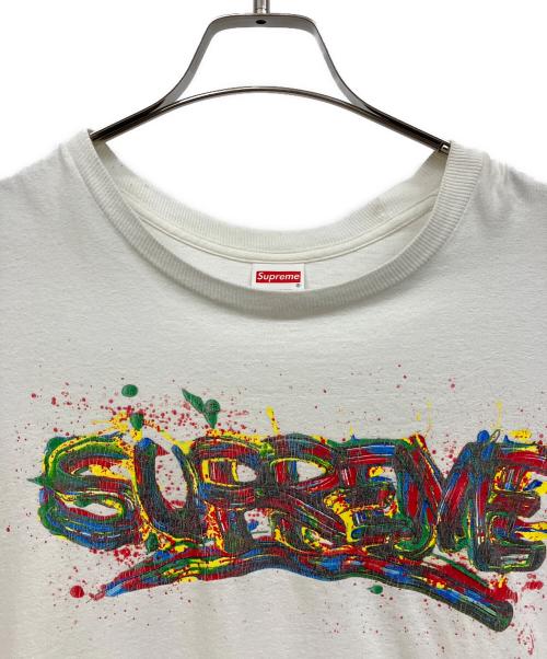 SUPREME（シュプリーム）Supreme (シュプリーム) 2020SS Paint Logo Tee ホワイト サイズ:Mの古着・服飾アイテム