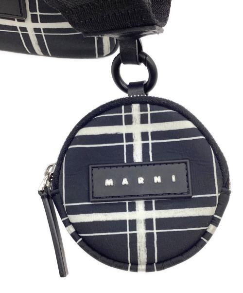 MARNI（マルニ）MARNI (マルニ) CHECK NYLON PUFF CAMERA BAG ブラックの古着・服飾アイテム