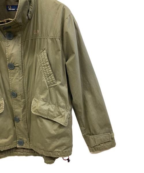 FRED PERRY（フレッドペリー）FRED PERRY (フレッドペリー) ミリタリージャケット カーキ サイズ:Lの古着・服飾アイテム