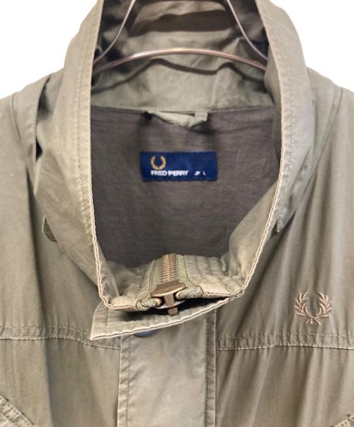 FRED PERRY（フレッドペリー）FRED PERRY (フレッドペリー) ミリタリージャケット カーキ サイズ:Lの古着・服飾アイテム