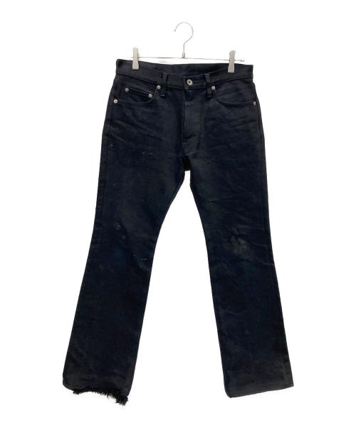 IRON HEART（アイアンハート）IRON HEART (アイアンハート) デニムパンツ ブラック サイズ:W31 78.5cmの古着・服飾アイテム