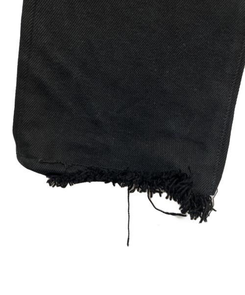 IRON HEART（アイアンハート）IRON HEART (アイアンハート) デニムパンツ ブラック サイズ:W31 78.5cmの古着・服飾アイテム