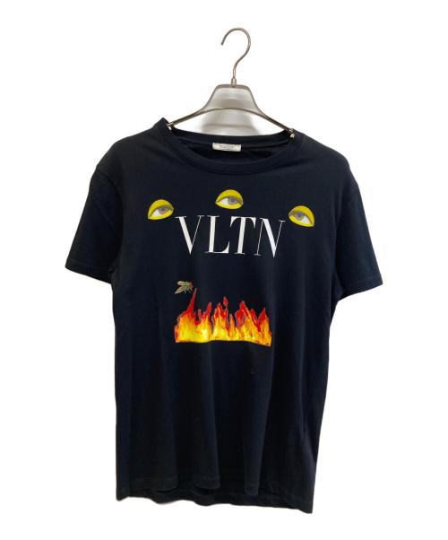 VALENTINO（ヴァレンティノ）VALENTINO (ヴァレンティノ) プリントTシャツ ブラック サイズ:Sの古着・服飾アイテム