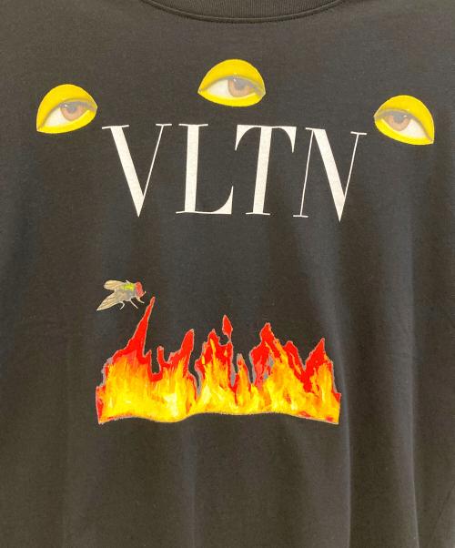 VALENTINO（ヴァレンティノ）VALENTINO (ヴァレンティノ) プリントTシャツ ブラック サイズ:Sの古着・服飾アイテム