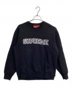 SUPREMEシュプリーム）の古着「Shattered Logo Crewneck」｜ブラック