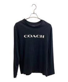 COACH（コーチ）の古着「エッセンシャル ロング スリーブ Tシャツ」｜ブラック