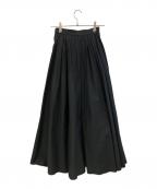 CLANEクラネ）の古着「VOLUME MAXI SKIRT」｜ブラック