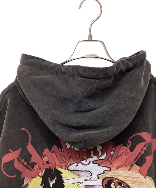 Ed Hardy（エド ハーディー）Ed Hardy (エド ハーディー) Unknown london (アンノウンロンドン) ジップパーカー ブラック サイズ:XLの古着・服飾アイテム