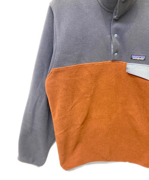 Patagonia（パタゴニア）Patagonia (パタゴニア) フリースジャケット グレー×ブラウン サイズ:Sの古着・服飾アイテム