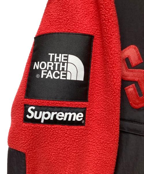 THE NORTH FACE（ザ ノース フェイス）THE NORTH FACE (ザ ノース フェイス) Supreme (シュプリーム) Denali Fleece Jacket ブラック×レッド サイズ:Sの古着・服飾アイテム