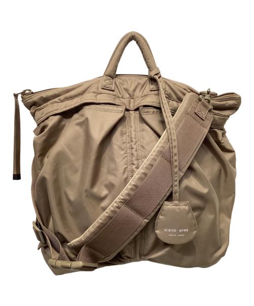PORTER（ポーター）PORTER (ポーター) HYKE (ハイク) HELMET BAG ブラウンの古着・服飾アイテム