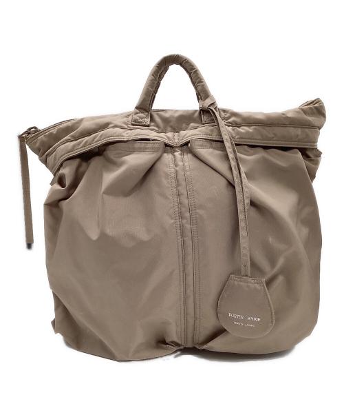 PORTER（ポーター）PORTER (ポーター) HYKE (ハイク) HELMET BAG ブラウンの古着・服飾アイテム