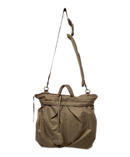 PORTER（ポーター）PORTER (ポーター) HYKE (ハイク) HELMET BAG ブラウンの古着・服飾アイテム