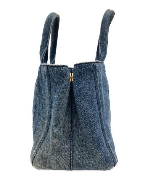 PRADA（プラダ）PRADA (プラダ) デニムトートバッグ インディゴの古着・服飾アイテム