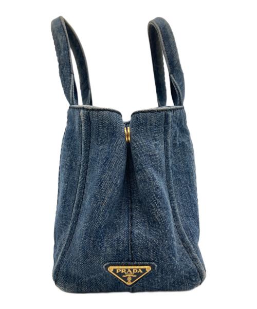 PRADA（プラダ）PRADA (プラダ) デニムトートバッグ インディゴの古着・服飾アイテム