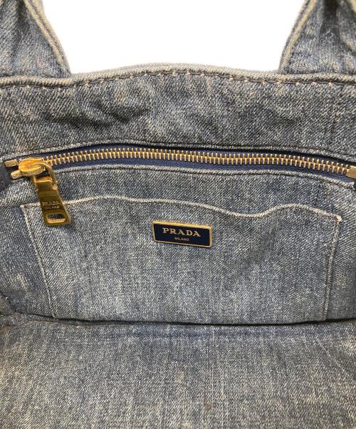 PRADA（プラダ）PRADA (プラダ) デニムトートバッグ インディゴの古着・服飾アイテム