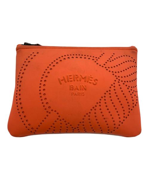 HERMES（エルメス）HERMES (エルメス) ポーチ オレンジの古着・服飾アイテム