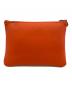 HERMES (エルメス) ポーチ オレンジ：10000円
