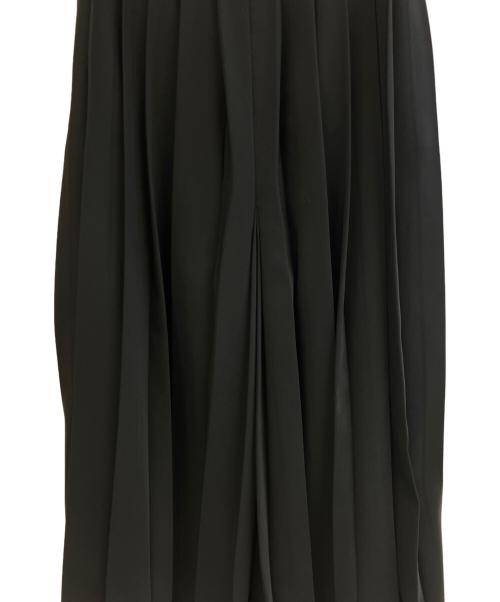 MM6 Maison Margiela（エムエムシックスメゾンマルジェラ）MM6 Maison Margiela (エムエムシックスメゾンマルジェラ) プリーツワイドパンツ ブラック サイズ:38の古着・服飾アイテム