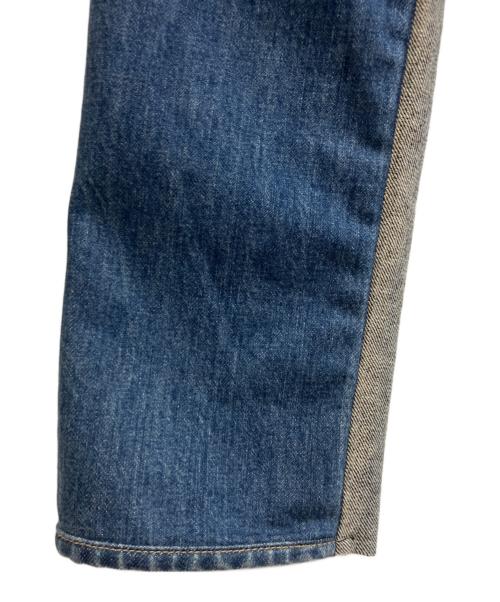 kurodenim（クロデニム）kurodenim (クロデニム) リメイクデニムパンツ インディゴ×グレー サイズ:101cm(W40)の古着・服飾アイテム