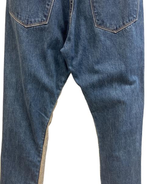 kurodenim（クロデニム）kurodenim (クロデニム) リメイクデニムパンツ インディゴ×グレー サイズ:101cm(W40)の古着・服飾アイテム