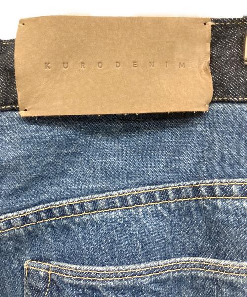kurodenim（クロデニム）kurodenim (クロデニム) リメイクデニムパンツ インディゴ×グレー サイズ:101cm(W40)の古着・服飾アイテム