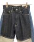 中古・古着 kurodenim (クロデニム) リメイクデニムパンツ インディゴ×グレー サイズ:101cm(W40)：9000円