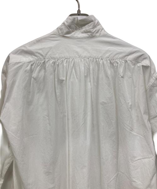 45R（フォーティファイブ・アール）45R (フォーティファイブ・アール) シャツワンピース ホワイト サイズ:Freeの古着・服飾アイテム