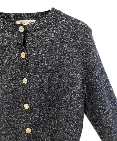 ROLLA'S（ローラス）ROLLA'S (ローラス) ラメカーディガン ブラック サイズ:Freeの古着・服飾アイテム