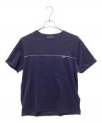 PRADAプラダ）の古着「ロゴプリントＴシャツ」｜ネイビー