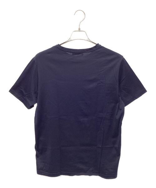 PRADA（プラダ）PRADA (プラダ) ロゴプリントＴシャツ ネイビー サイズ:Ｍの古着・服飾アイテム