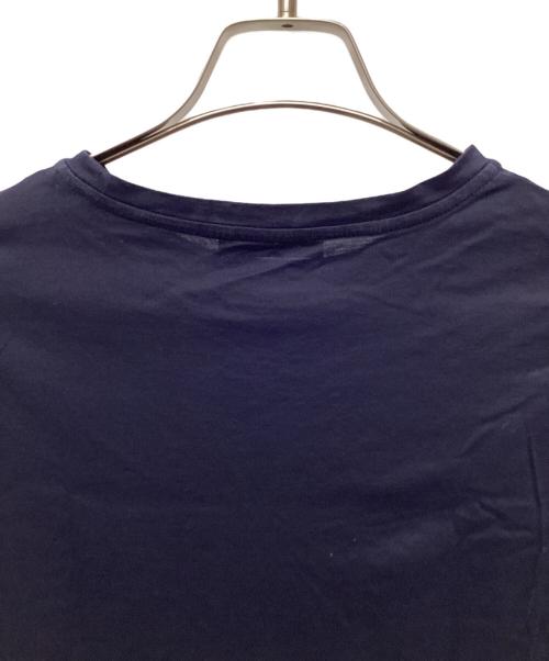 PRADA（プラダ）PRADA (プラダ) ロゴプリントＴシャツ ネイビー サイズ:Ｍの古着・服飾アイテム