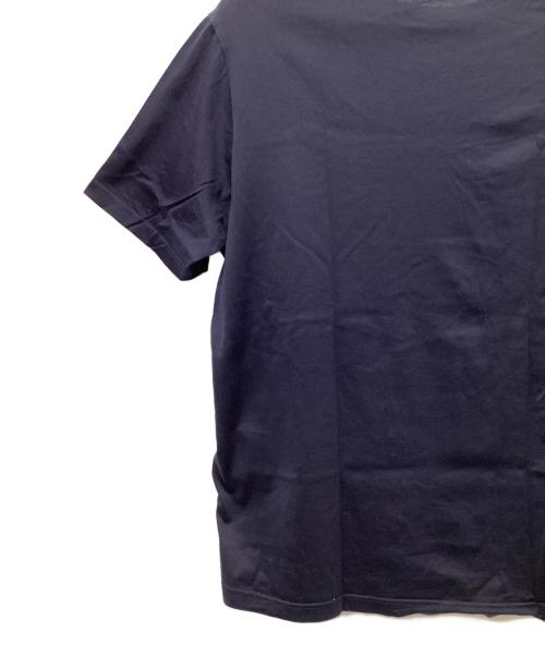 PRADA（プラダ）PRADA (プラダ) ロゴプリントＴシャツ ネイビー サイズ:Ｍの古着・服飾アイテム