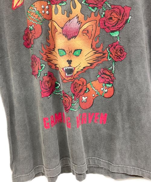 vault room（ボルトルーム）VAULT ROOM (ボルトルーム) GAMING HEAVEN TEE ブラック サイズ:Mの古着・服飾アイテム