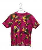 LOUIS VUITTONルイ ヴィトン）の古着「フラワーエンブロイダリーTシャツ」｜ピンク
