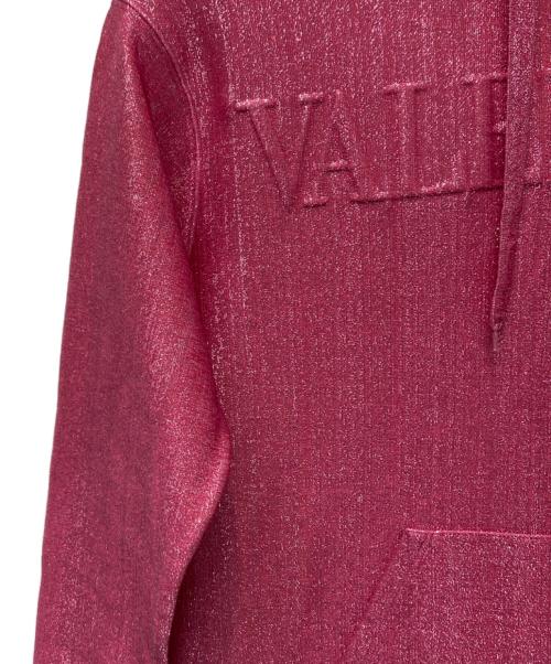 VALENTINO（ヴァレンティノ）VALENTINO (ヴァレンティノ) エンボスロゴパーカー ショッキングピンク サイズ:180/92Aの古着・服飾アイテム