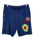 yayoi kusama×LOUIS VUITTONヤヨイクサマ×ルイ ヴィトン）の古着「Monogram Faces Knitted Shorts」｜ブルー