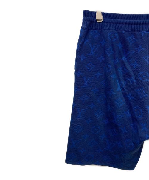 yayoi kusama（ヤヨイクサマ）yayoi kusama (ヤヨイクサマ) LOUIS VUITTON (ルイ ヴィトン) Monogram Faces Knitted Shorts ブルー サイズ:Mの古着・服飾アイテム