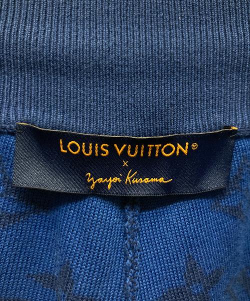 yayoi kusama（ヤヨイクサマ）yayoi kusama (ヤヨイクサマ) LOUIS VUITTON (ルイ ヴィトン) Monogram Faces Knitted Shorts ブルー サイズ:Mの古着・服飾アイテム