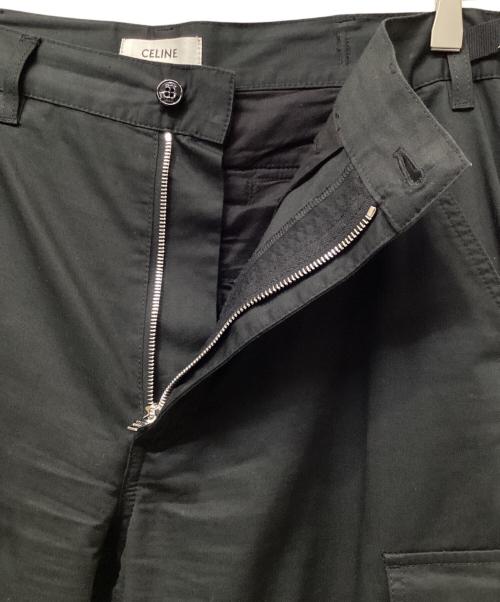 CELINE（セリーヌ）CELINE (セリーヌ) ミドルライズカーゴパンツ ブラック サイズ:48の古着・服飾アイテム