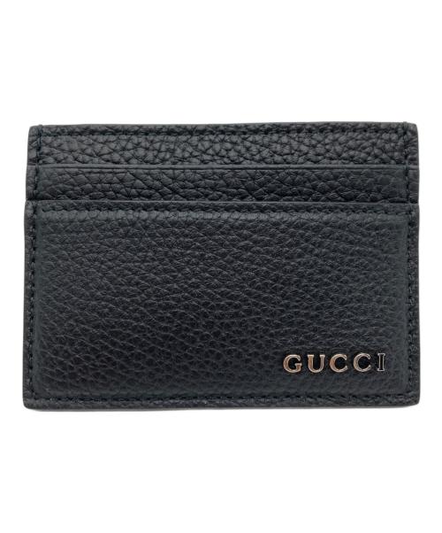 GUCCI（グッチ）GUCCI (グッチ) ロゴカードケース ブラックの古着・服飾アイテム