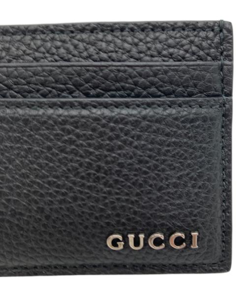GUCCI（グッチ）GUCCI (グッチ) ロゴカードケース ブラックの古着・服飾アイテム