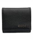 GUCCIグッチ）の古着「ロゴコインケース」｜ブラック