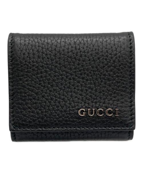 GUCCI（グッチ）GUCCI (グッチ) ロゴコインケース ブラックの古着・服飾アイテム