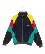 WACKO MARIAワコマリア）の古着「VELVETEEN TRACK JACKET」｜ブラック×マルチカラー