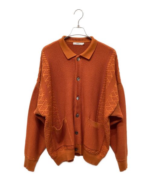 yashiki（ヤシキ）yashiki (ヤシキ) ニットカーディガン オレンジ サイズ:2の古着・服飾アイテム
