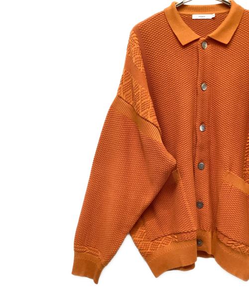 yashiki（ヤシキ）yashiki (ヤシキ) ニットカーディガン オレンジ サイズ:2の古着・服飾アイテム